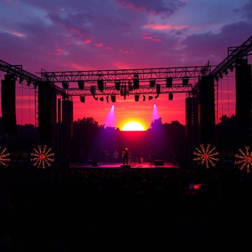 Captura de tela da transmissão ao vivo do show 'Sunset Sessions' no YouTube.